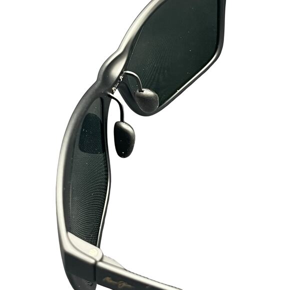 Maui Jim Red Sand polarized rectangular sunglasses Matte Black MJ0432S-001 - Picture 8 of 9